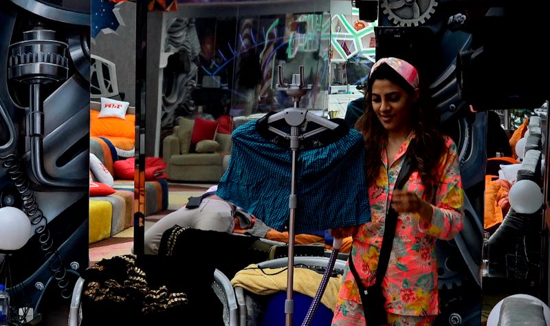 Bigg Boss 14: Nikki Tamboli irons ex-boyfriend's boxers, also becomes new Boss of the house