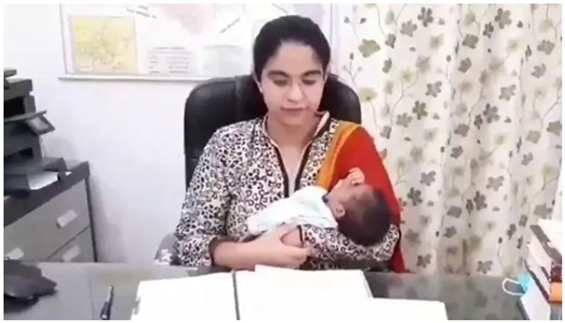 Ias officer came back to responsibility after delivery within 14 days