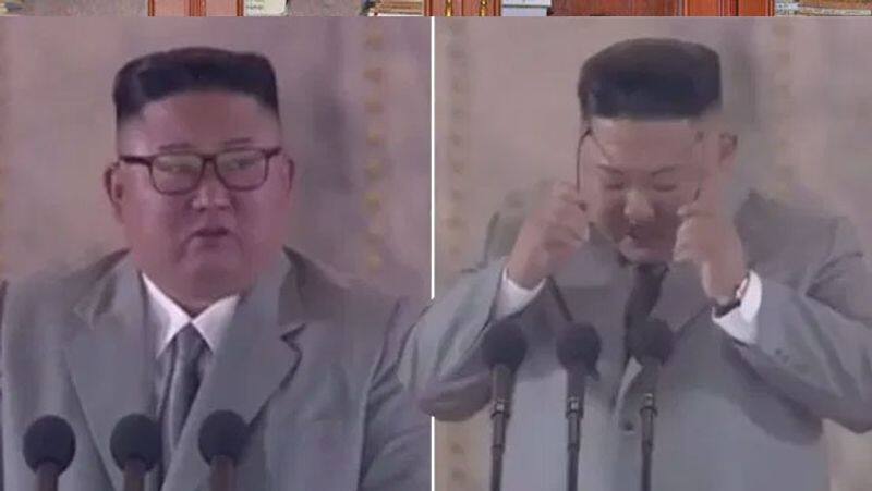 Tearful Kim Jong Un offers rare apology