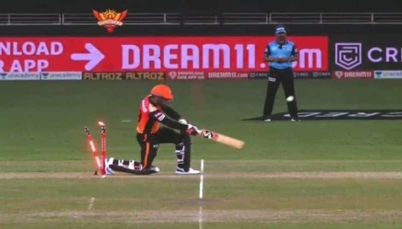 IPL 2020 watch video Rashid Khan two out in one ball