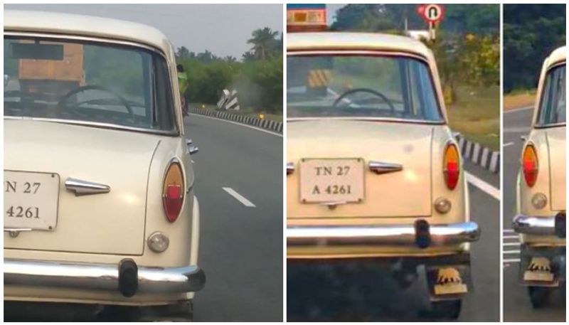 Driverless Premier Padmini Car In Tamil Nadu Viral Video