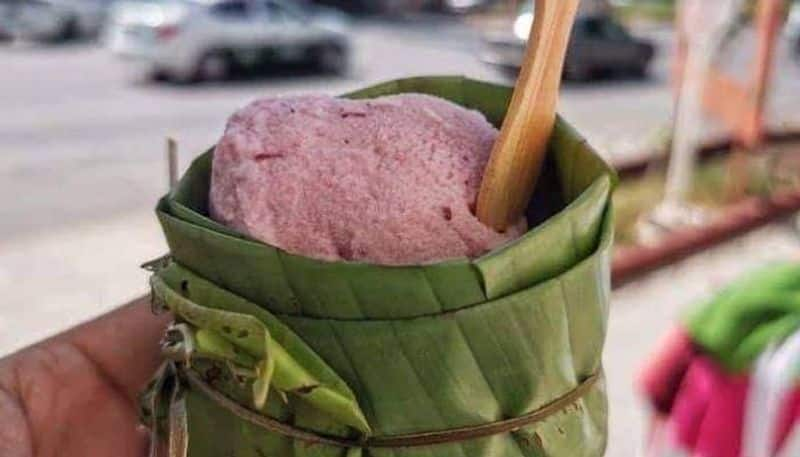 Pic of ice cream served in banana leaf cup goes viral