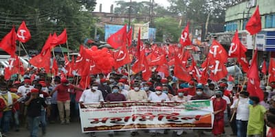 মেদিনীপুরে সিপিএম-কংগ্রেসের মহামিছিল, কাতারে কাতারে লোক দেখে আত্মবিশ্বাসী সূর্যকান্ত