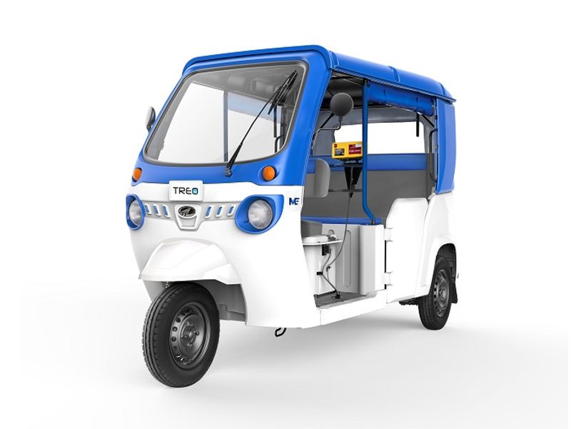 New Mahindra Treo auto rickshaw Set to Electrify Karnataka Roads with e Mobility ckm