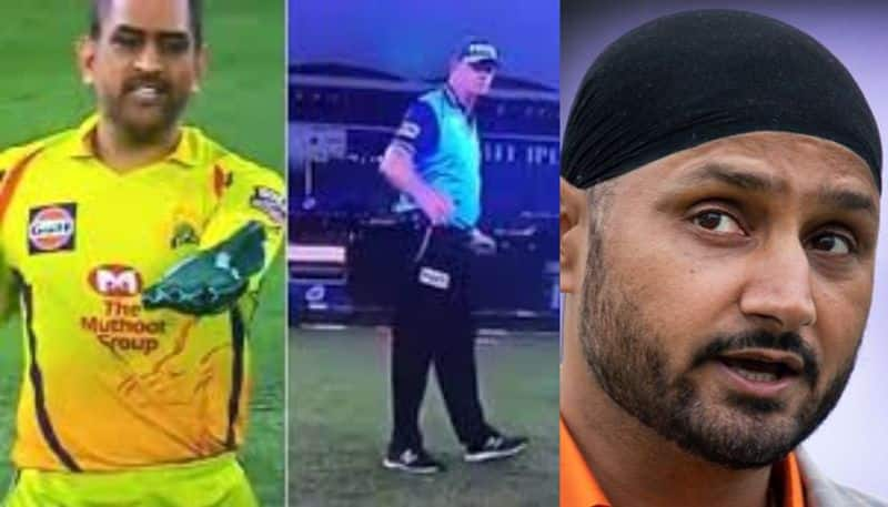 IPL 2020 Harbhajan Singh responds to wide controversy by ms dhoni