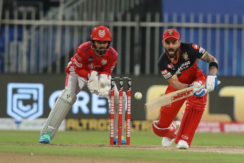 IPL 2020 Virat kohli help rcb to set 172 run target to kxip ckm