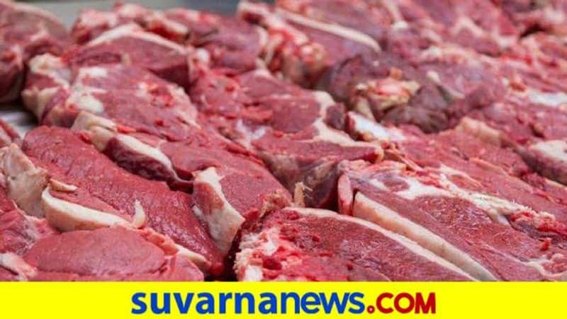 Two Persons Arrested for Illegal Cow Meat Shipping in Sirasi grg