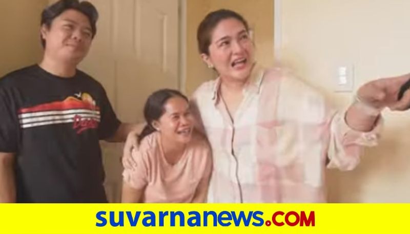 Dimples Romana husband surprise housekeeper with new house dpl