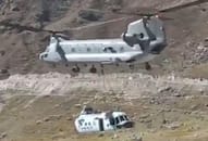 Kedarnath IAF Chinook airlifts debris of IAFs MI-17 helicopter