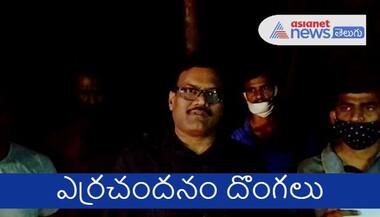 తిరుపతి శేషాచలం అడవుల్లో తమిళ స్మగ్లర్లు... పోలీసులపై రాళ్లతో దాడి