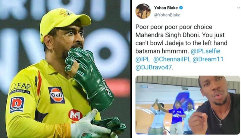 IPL 2020 Sprinter Yohan Blake criticises MS Dhoni for last over decision