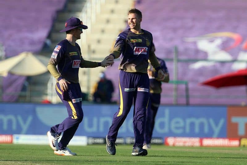 IPL 2021 Kolkata lost first wicket against Delhi in Sharjah