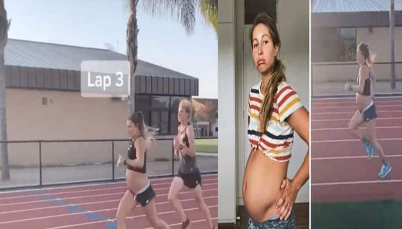 California woman runs 5:25 mile at 9 months pregnant