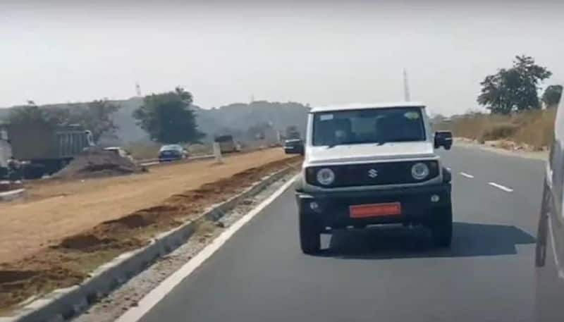 Maruti Suzuki Jimny SUV Spotted Testing For The First Time In India-sak