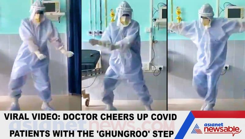 Viral video: Doctor cheers up Covid patients with the 'Ghungroo' step-tgy