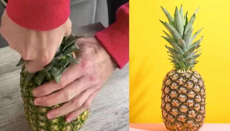 How To Open Pineapple Using Bare Hands