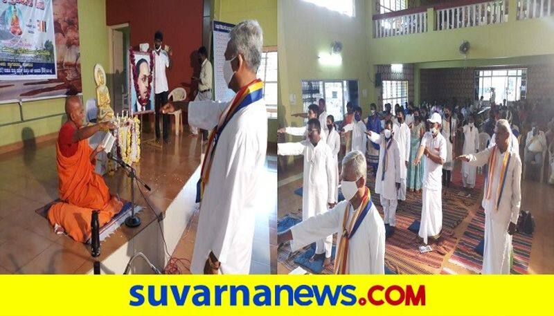 Udupi District Many dalit peoples converts to Buddhism from Hindu rbj