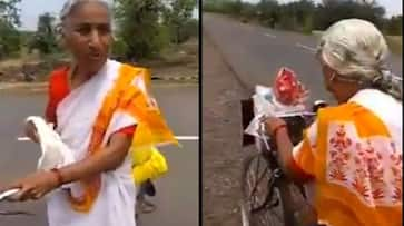 For his old woman, age is just a number as she cycles 2200km to reach Vaishno Devi!