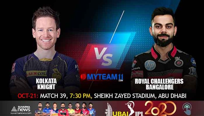 IPL 2020 KKR won The Toss and Elected to bat first against RCB in Abu Dhabi kvn