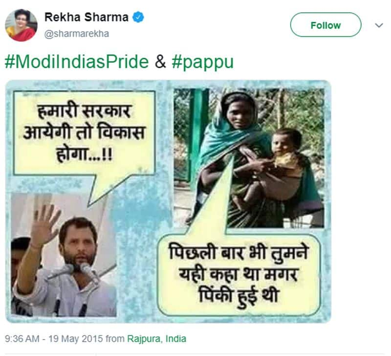 fact check on Rekha Sharma old tweets viral now