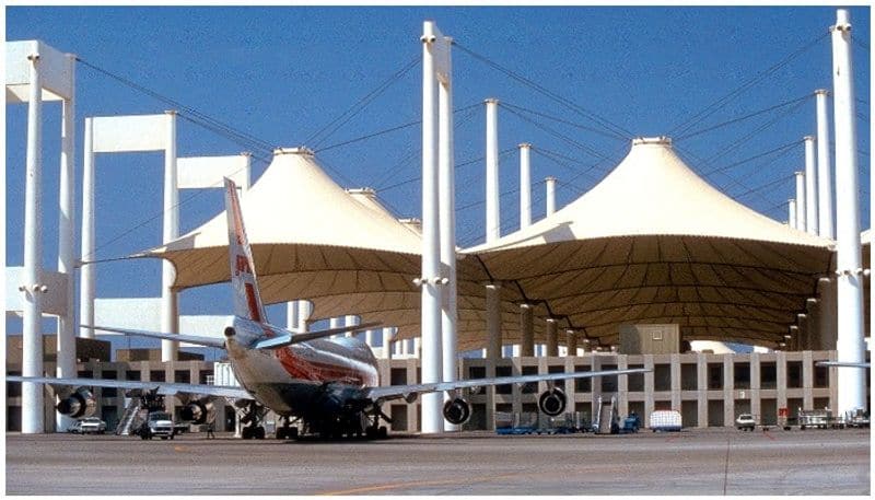 preparations are going on in jeddah airport for receiving foreign umrah pilgrims