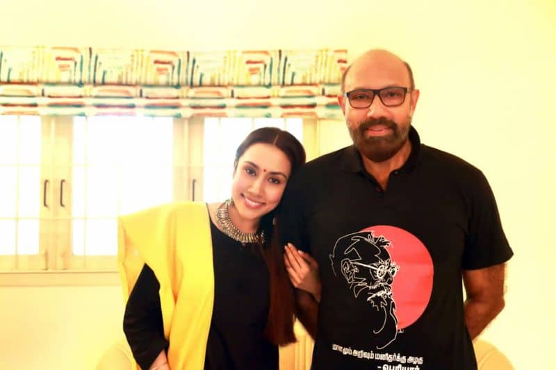 Sathyaraj daughter Divya turns down the political offer given by a national party gan