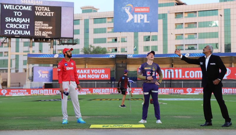 IPL 2020 KKR vs KXIP Live Updates Toss and XI