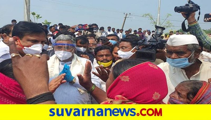 Siddaramaiah Visited to Flood Affected Area in Kalaburagi District grg