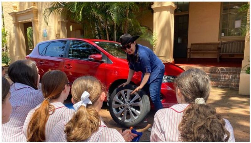 Sydney school teaches children life skills like car maintenance