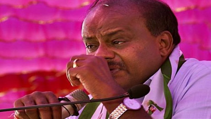 I decided not to shed tears says hd kumaraswamy In Mandya