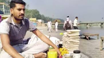 Putting his own life at risk, he has saved several people from drowning in Ganges