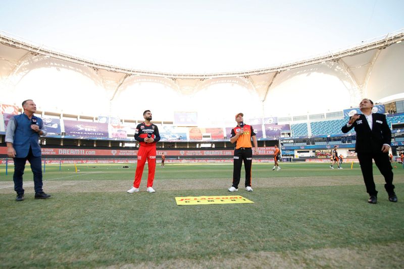 IPL 2020 Sunriser Hyderabad won the toss vs RCB