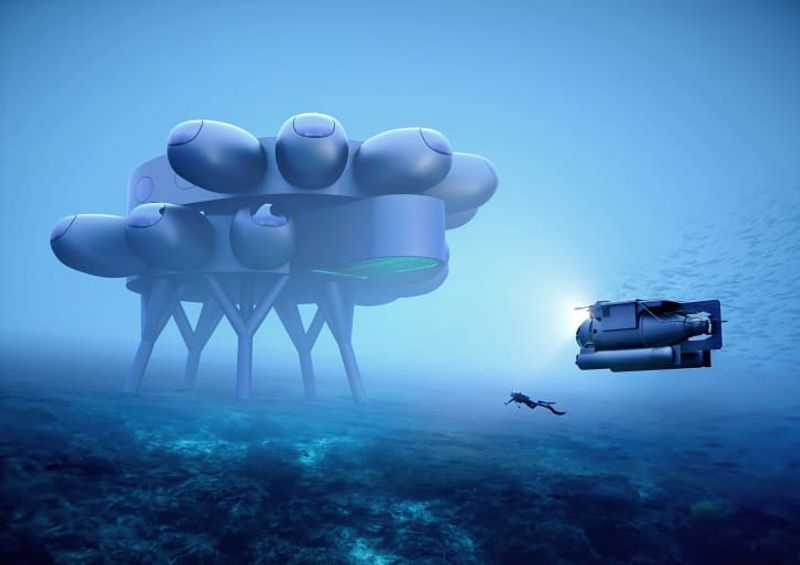 Proteus designs for underwater space station and habitat unveiled