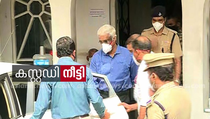 m sivasankar sent in enforcement custody for six more days as per investigators request