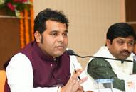 Uttar Pradesh Energy minister Shrikant Sharma cycles his way to office promotes Green Environment campaign