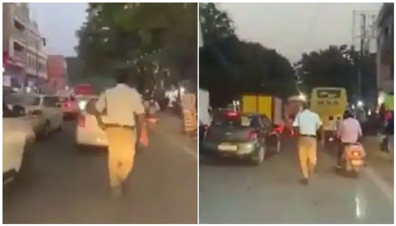 Hyderabad Cop Runs 2 km To Clear Path For Ambulance