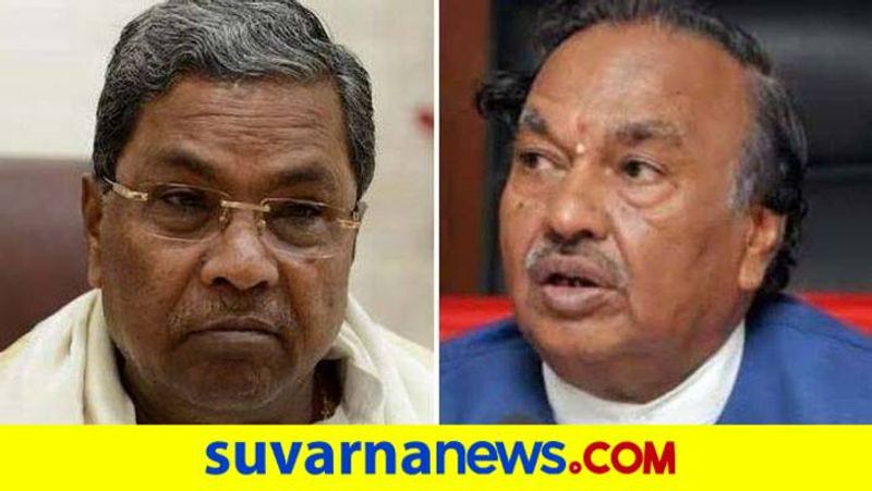 siddaramaiah express Outrage against ks eshwarappa gow