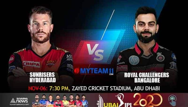 IPL 2020 Sunrisers Hyderabad takes RCB in Eliminator