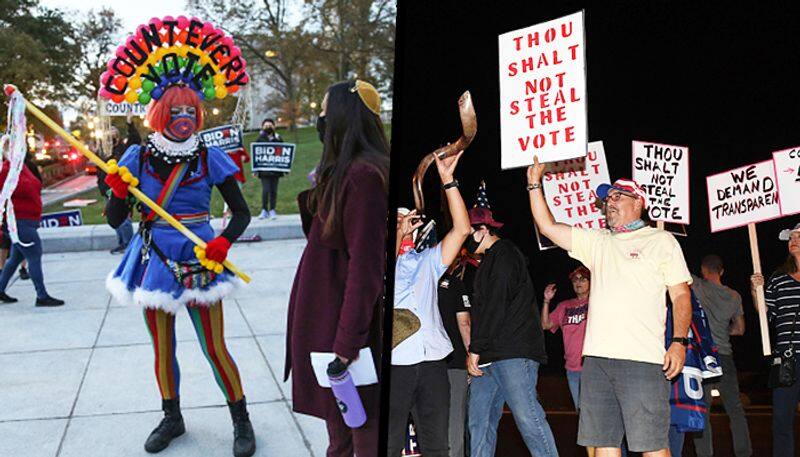 Count every vote Vs 'Stop the steal': Protests erupt in US as election results near - gps