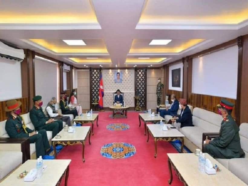 Indian Army chief Gen Naravane calls on Nepal PM; KP Oli reiterates long standing, special relationship
