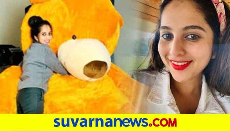 Kannada rapper chandan shetty gifts giant teddy bear to wife niveditha gowda  vcs