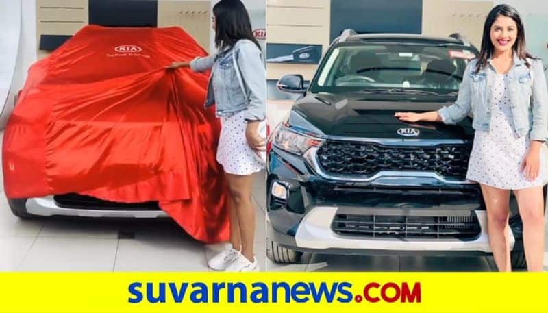 Sara Annaiah buys new Kia Sonet car see photos here dpl