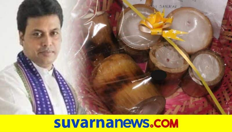 Self help women group makes bamboo candles Tripura CM launches products dpl