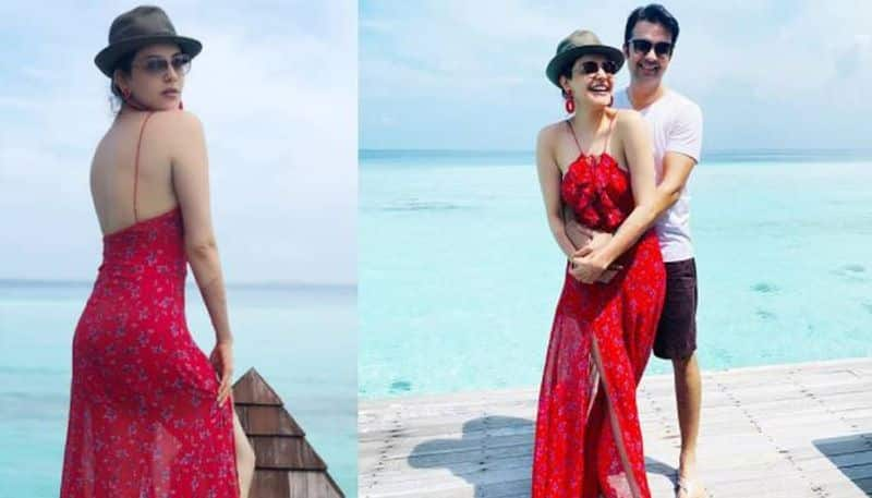 Kajal Aggarwal And Gautam Kitchlu Are Honeymooning In Maldives