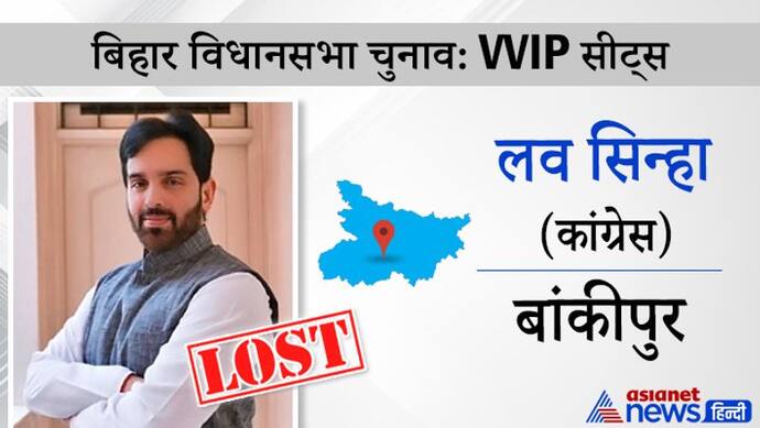 शत्रुघ्न सिन्हा के बेटे लव सिन्हा 10 हजार से ज्यादा वोटों से हारे, लगातार चौथीं बार विधायक बने नितिन नवीन