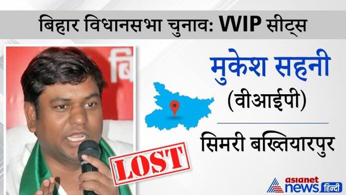 वीआईपी अध्यक्ष मुकेश साहनी को मिली हार,आरजेडी के युसुफ सलाउद्दीन बने विधायक