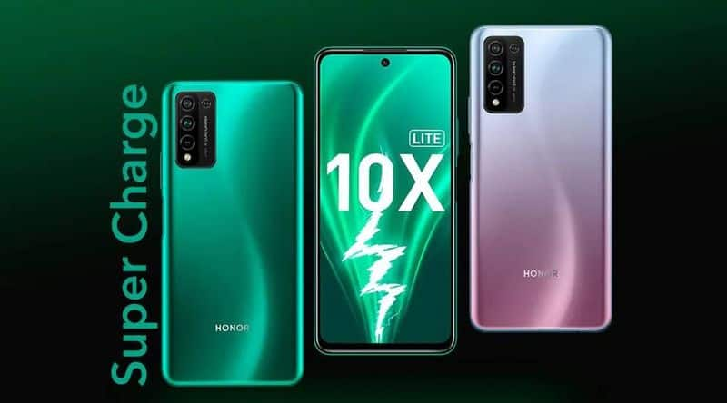 honor 10x lite launched with quad rear cameras and hole punch display check  price specifications