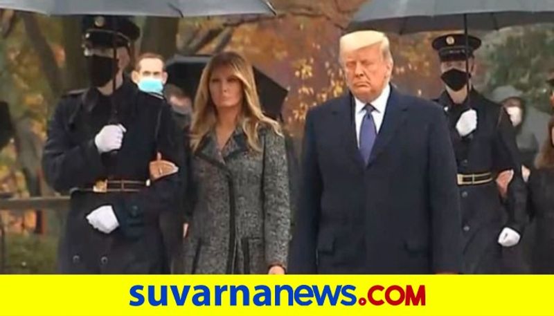 Melania Trump Walks Arm in Arm With Serviceman Amid Divorce Rumors pod