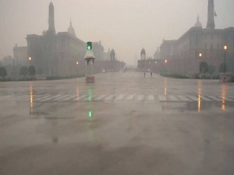 Rain, gusty winds bring respite from pollution in Delhi NCR, temperature dips