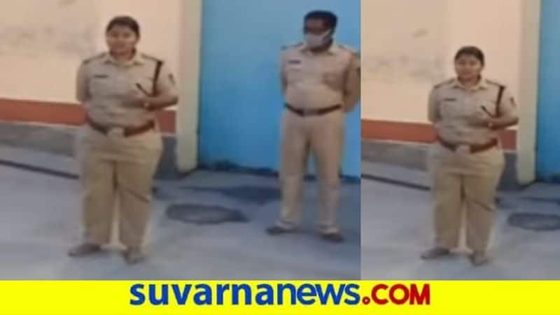 DYSP Priyadarshini Sang Song in Mahadeshwara Temple snr